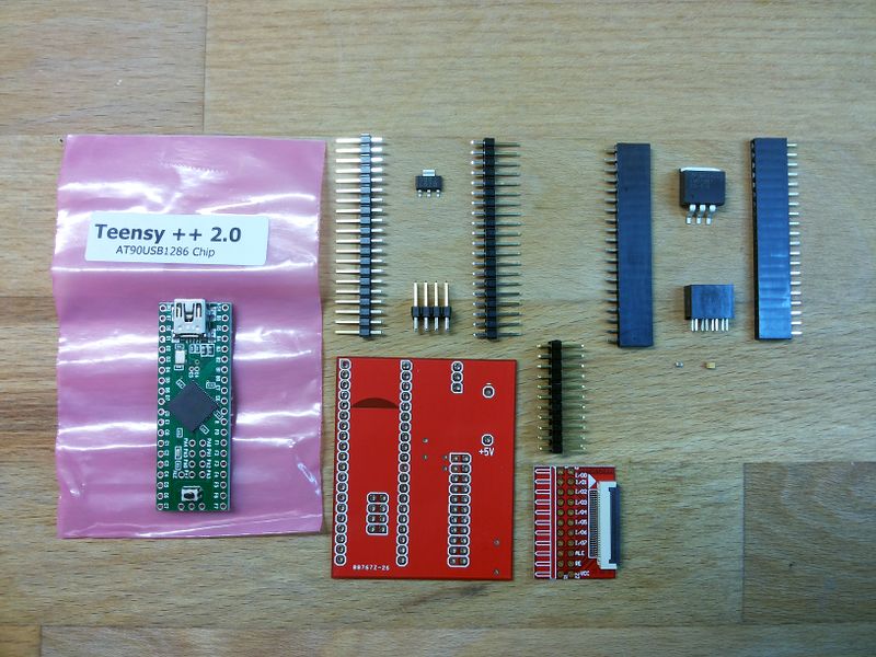File:Teensy adapter Board for NANDway - what you need.jpg