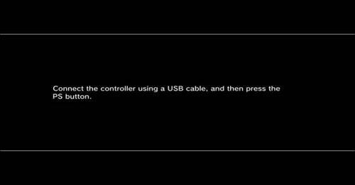 Connect the controller using a USB cable and then press the PS button.jpg