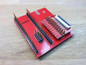 Teensy adapter Board for NANDway - solder adapterboard on pinheader