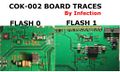 COK-002 boardtraces (NAND board)