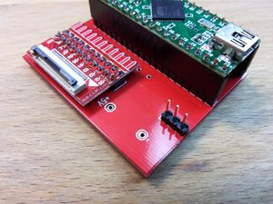 Teensy adapter Board for NANDway - 1x3 Pinheader Powersource