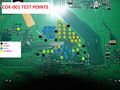 COK-001 NOR/EBUS Testpoints (NAND board)