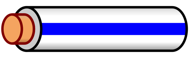 File:Wire white blue stripe.svg