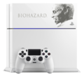 PS4 with HDD Bay Cover Biohazard - Glacier White
